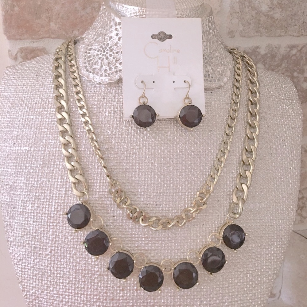 Caroline Hill Necklace & Earrings matching set